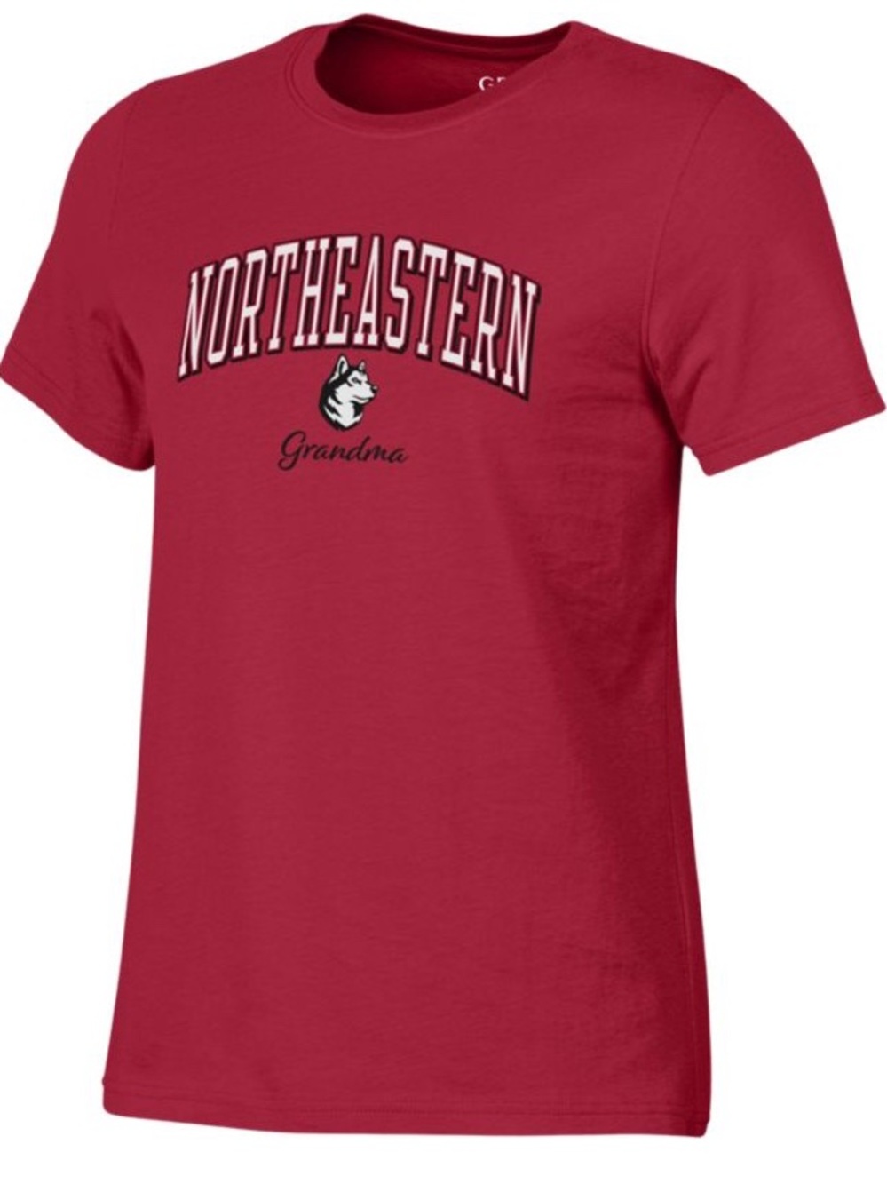 Northeastern University Huskies Grandma Women's Short Sleeve T-Shirt